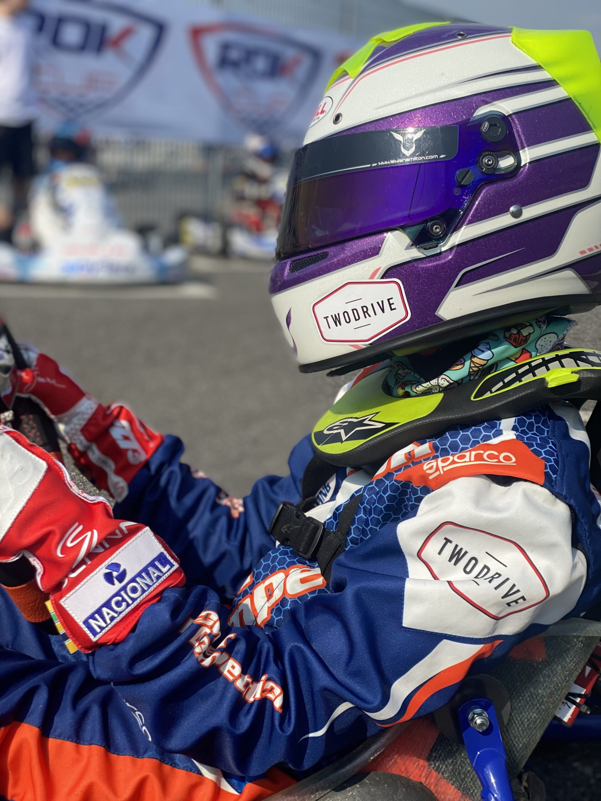 GIOVANNI PASINI ROK CUP MINI VORTEX OTK FRANCIACORTA KARTING TRACK2024 stile